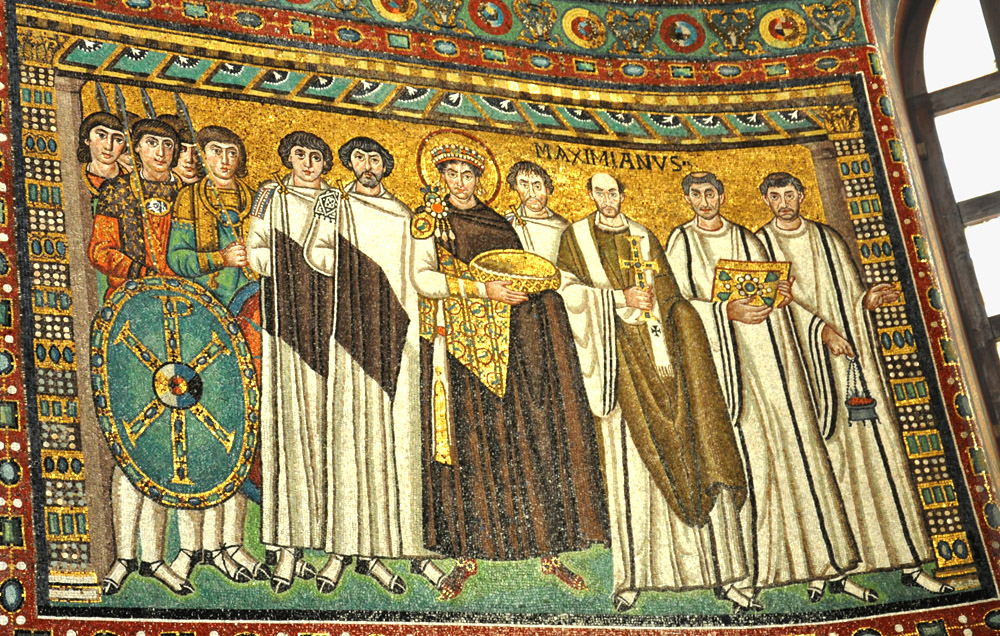 The Left Wall of the Nave at Sant'Apollinare Nuovo